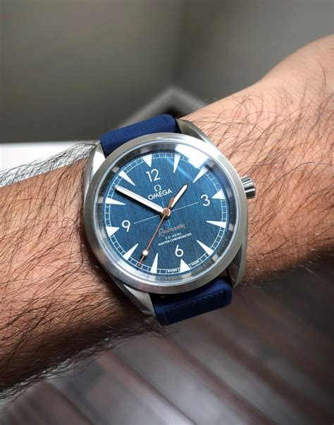 omega railmaster 60th anniversary for sale|omega railmaster denim.